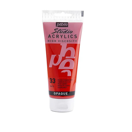 Pebeo Acry Stud &nbsp;N°33 Rouge Cadmium Imit - 100 ml
