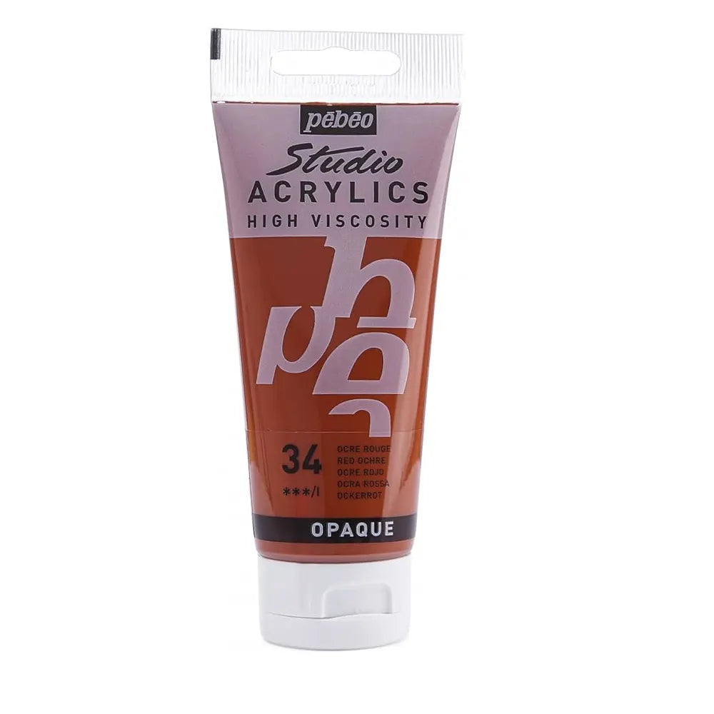 Pebeo Acry Stud &nbsp;N°34 Ocre Rouge - 100 ml