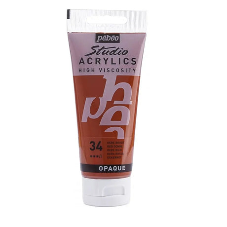 Pebeo Acry Stud &nbsp;N°34 Ocre Rouge - 100 ml