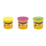 Jovi Pack de 3 Pots de 110g de Pâte à Modeler Douce - Couleurs Néon