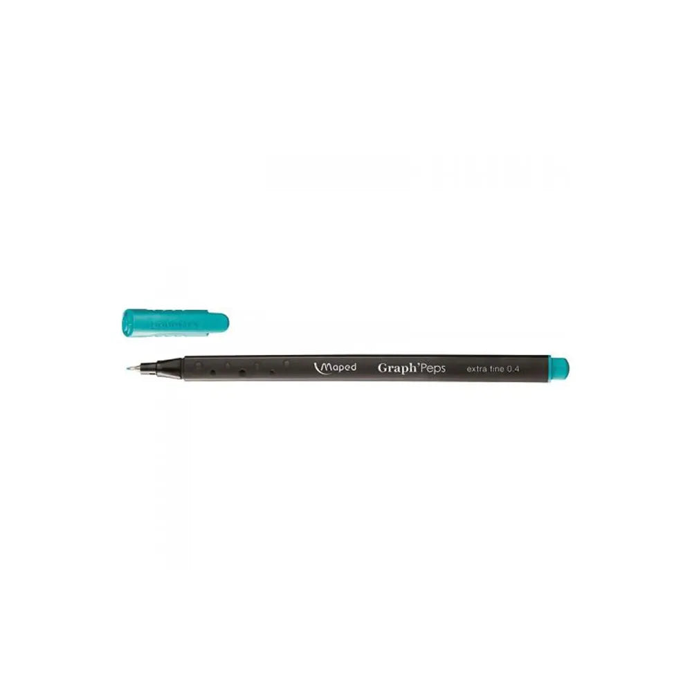Maped Feutre Extra Fin Graph'Peps - Lagon Bleu