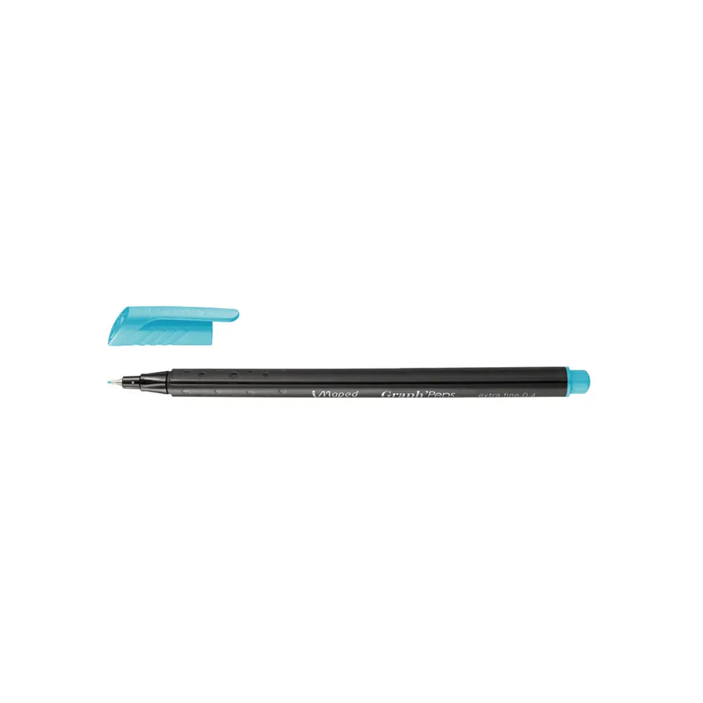 Maped Feutre Extra Fin Graph'Peps - Bleu Ciel