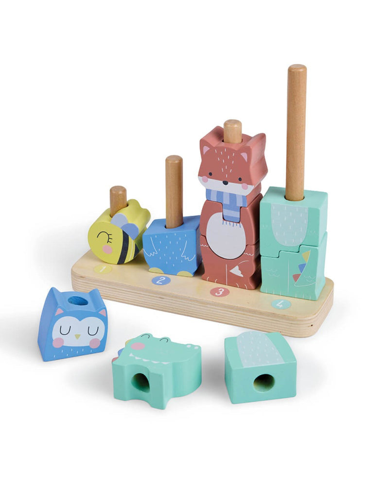 Eurekakids - Wooden Stacking Game 12M+