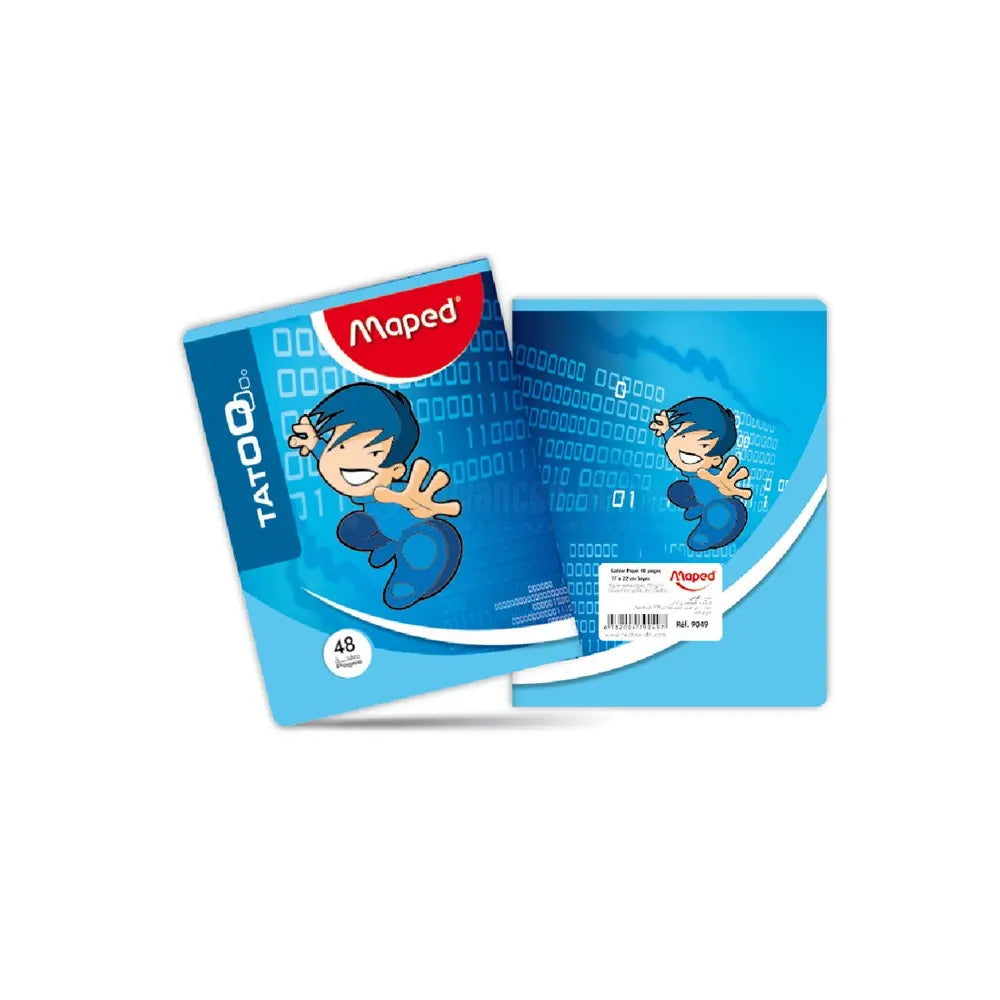 Maped Cahier Piqué 192 Pages Séyes 72g A5