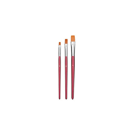 M.School 3 Pinceaux en Blister -  N°06 / N°10 / N°14