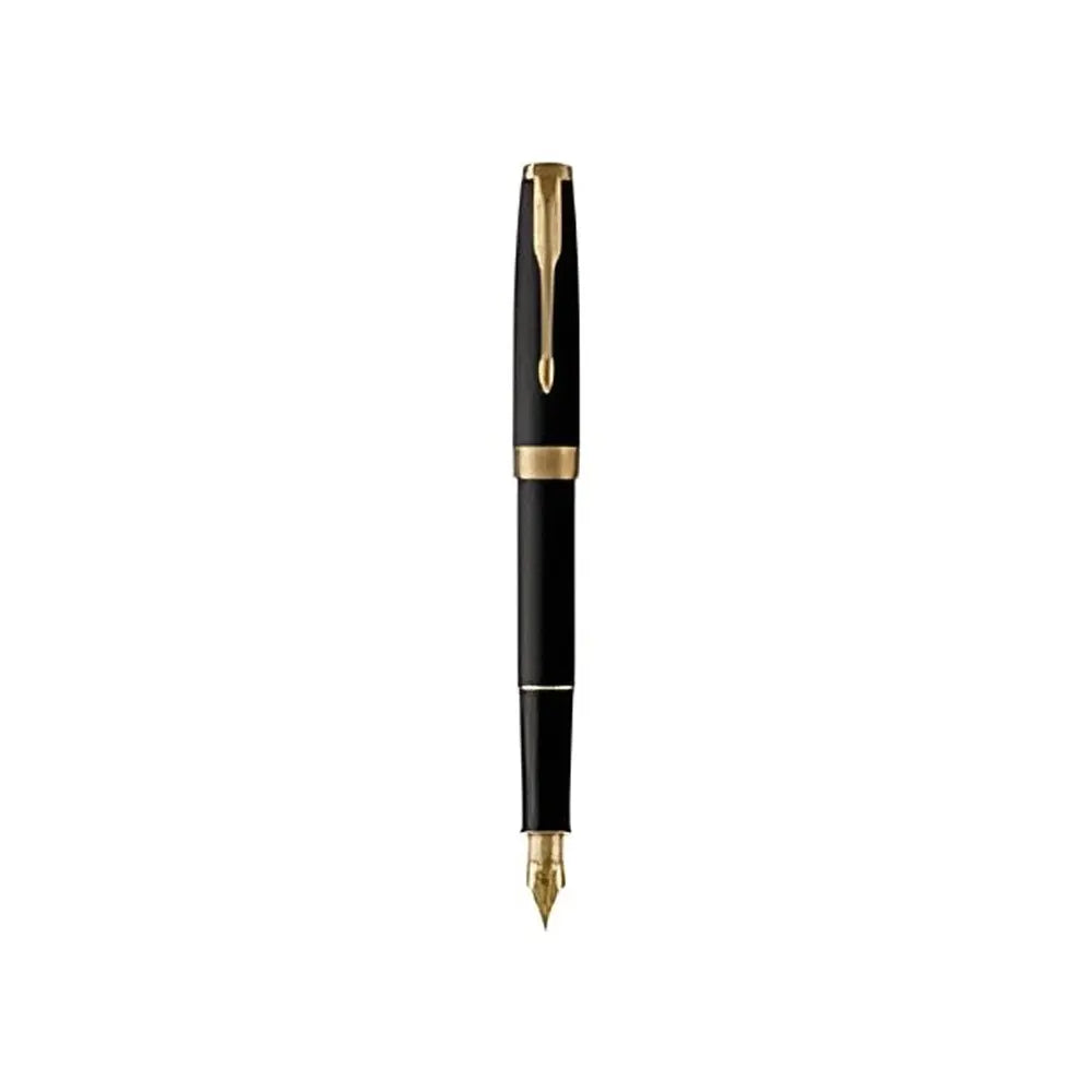 Parker Stylo Plume Essential Sonnet, Pointe Fine - Noir Mat GT