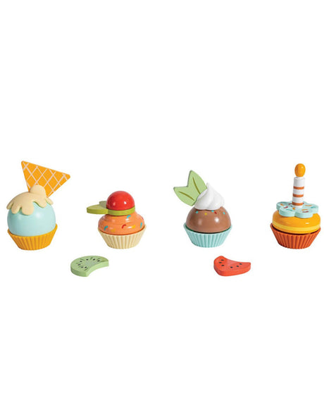 Eurekakids - Coocook Wooden Cupcakes