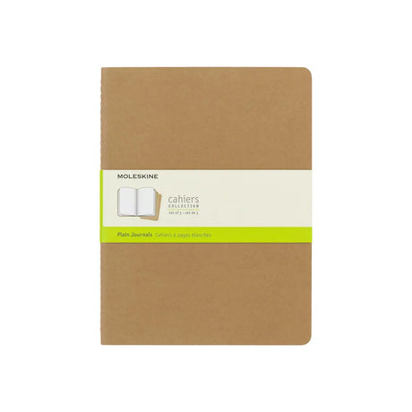 Moleskine Pack de 3 Cahiers Journal - Pages Blanches