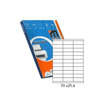 M.Office Étiquettes Adhésives A4 Format 70x25,4
