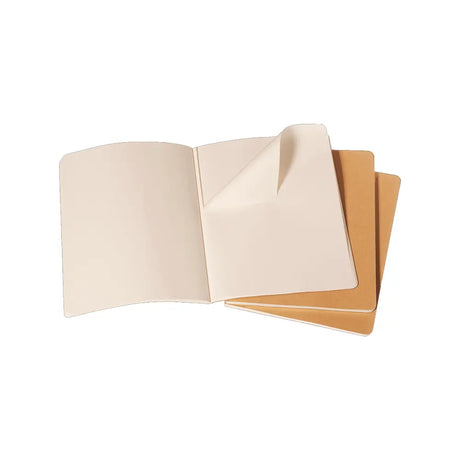 Moleskine Pack de 3 Cahiers Journal - Pages Blanches