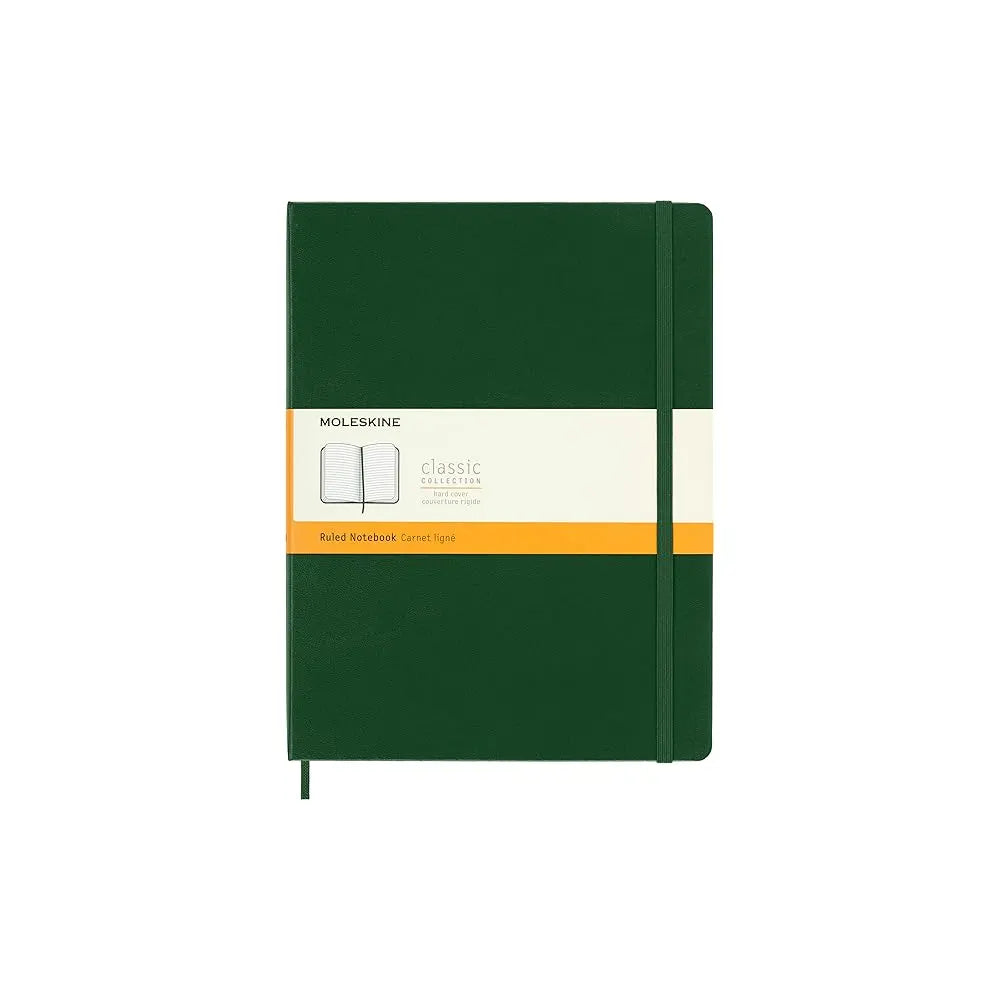 Moleskine Carnets Classic  Rigide ligné - Vert 