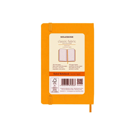 Moleskine Carnets Classic  Rigide ligné - Orange
