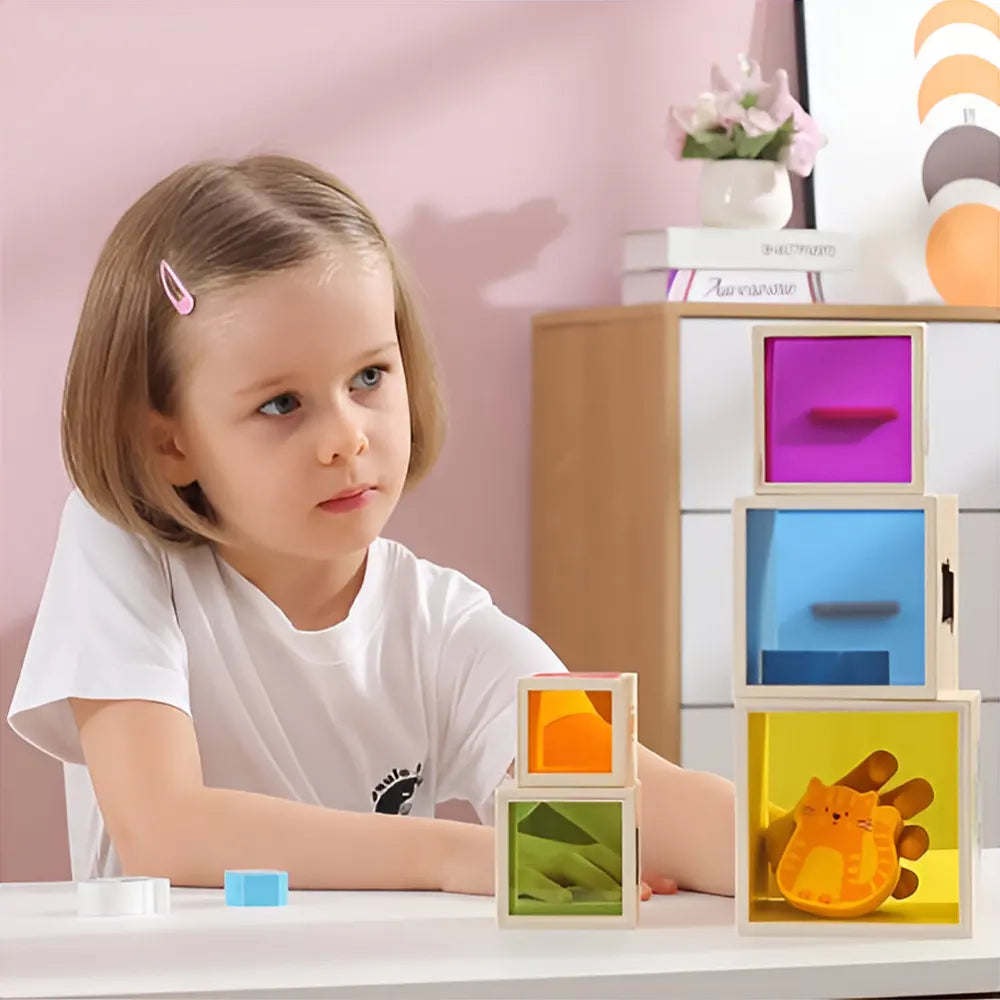 Viga Toys Blocs à Emboîter & à Empiler 18M+