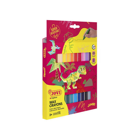 Jovi Boîte de 24 Crayons de Cire Couleur