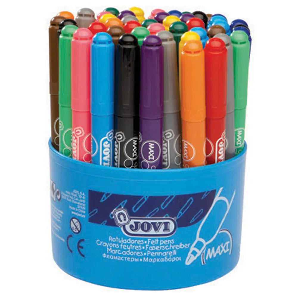 Jovi Pot de 48 Feutres Lavables Maxi