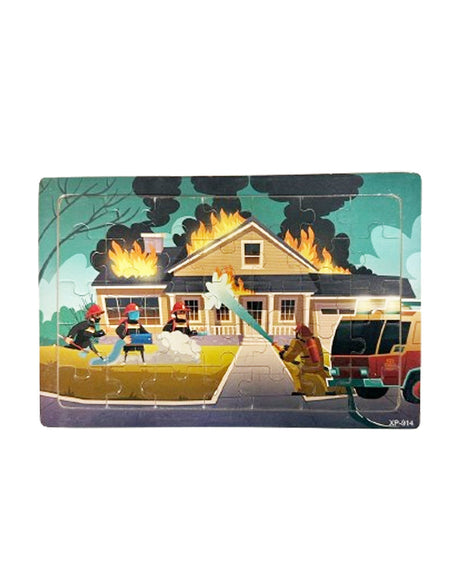 Ensemble 6 Puzzles en Bois Petit Modèle - Secours