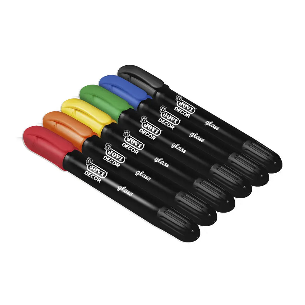 Jovi Boîte de 6 Crayons de Cire Multi-Surfaces 