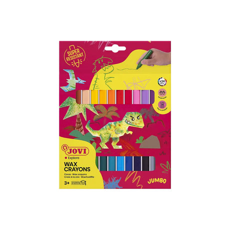Jovi Boîte de 24 Crayons de Cire Couleur
