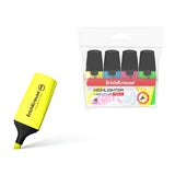 Erichkrause Boîte de 4 Mini Marqueurs Fluo Visioline 