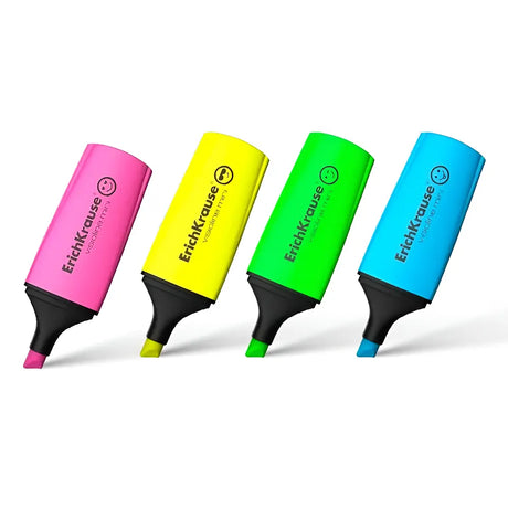Boîte de 4 Mini Marqueurs Fluo Visioline