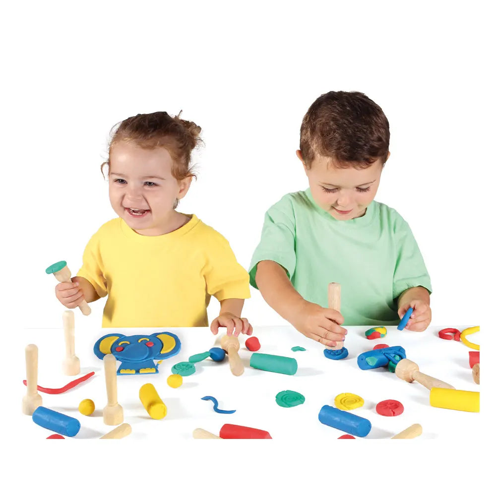 Jovi Boîte de 18 Pains de Pâte à Modeler Super Souple Baby 38g - Vert